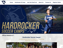 Tablet Screenshot of hardrockersoccer.com